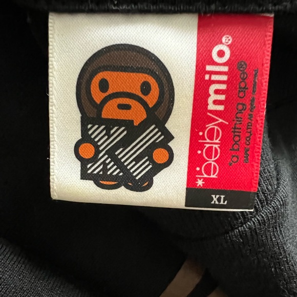 Men’s Bathing Ape Baby Milo t-shirt in XL in black and brown - Picture 4 of 9